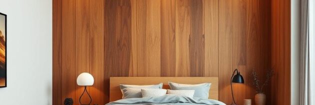 Drewniana ściana w sypialni: funkcje, styl i naturalne uroki