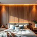 Dlaczego drewniana ściana w sypialni to popularny trend dekoracyjny