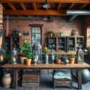 Inspiracje na akcesoria meblowe do aranżacji wnętrz: styl rustykalny i industrialny