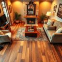 Podłoga drewniana w salonie – trwałość, estetyka i styl aranżacji