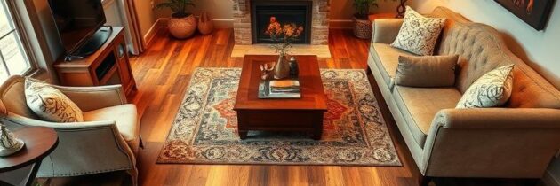 Podłoga drewniana w salonie – trwałość, estetyka i styl aranżacji