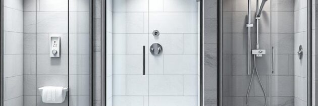 Rodzaje kabin prysznicowych: prostokątne, narożne i walk-in