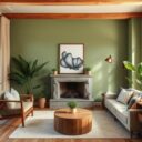 Modne kolory ścian do salonu w 2025 roku: trendy i inspiracje