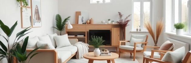 Styl skandynawski we wnętrzach: jak łączyć funkcjonalność, naturalność i przytulność w praktyce
