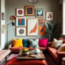 Styl eklektyczny w kolorach: jak łączyć barwy i faktury, by zachować harmonię i indywidualność wnętrza