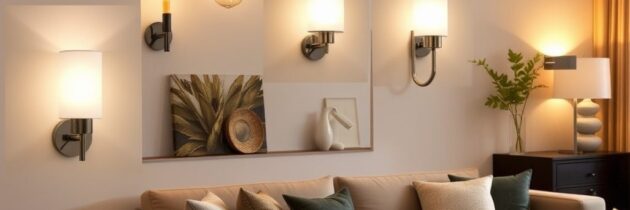 Kinkiety do salonu: jak wybrać oświetlenie łączące styl, funkcjonalność i trwałość