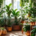 Urban jungle w salonie: jak stworzyć zieloną oazę z naturalnych materiałów i roślin