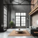 Styl industrialny bez cegły: jak stworzyć surową aranżację z trwałych materiałów i klimatem loftu