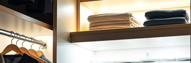 Oświetlenie LED w szafie i garderobie: jak wybrać i zamontować praktyczne i oszczędne rozwiązania