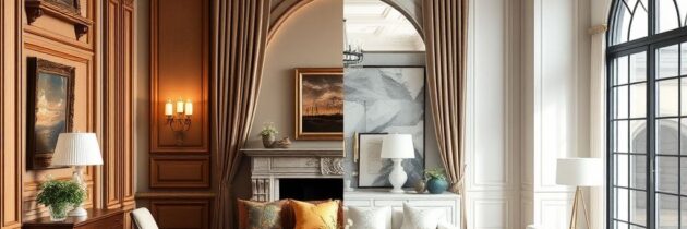 Styl klasyczny i modern classic w aranżacji wnętrz: kluczowe różnice i praktyczne wskazówki dla harmonii przestrzeni