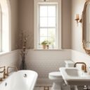 Styl modern classic w łazience: jak połączyć klasyczną elegancję z nowoczesną funkcjonalnością bez nadmiaru kosztów