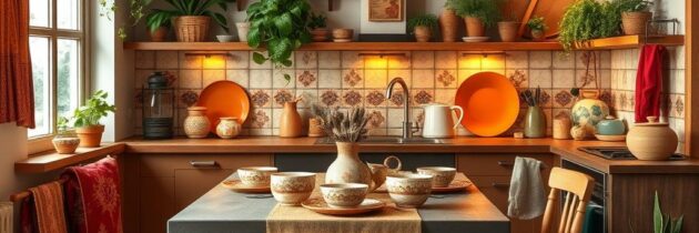 Styl boho w kuchni: jak połączyć naturalność, kolory i funkcjonalność w aranżacji