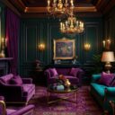 Styl glamour: jak wybrać kolory, które podkreślą luksus i elegancję wnętrza na lata