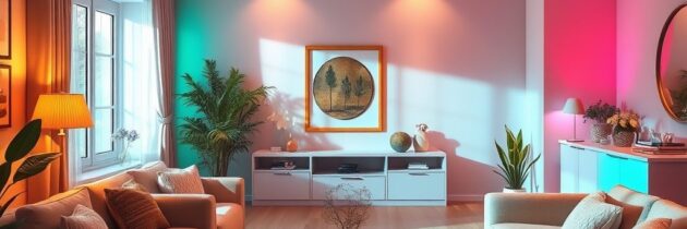 Mieszanie barw światła w mieszkaniu: jak łączyć barwy dla komfortu i estetyki wnętrz