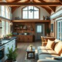 Styl farmhouse wnętrza: jak połączyć rustykalny urok z nowoczesną funkcjonalnością i przytulnością