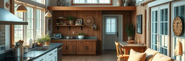 Styl farmhouse wnętrza: jak połączyć rustykalny urok z nowoczesną funkcjonalnością i przytulnością