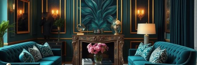 Styl art deco: kluczowe kolory i materiały, które tworzą ponadczasową elegancję wnętrz