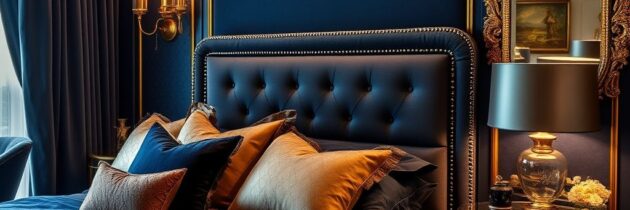 Styl glamour w sypialni: jak stworzyć elegancką i komfortową przestrzeń pełną blasku