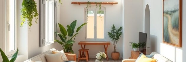 Styl śródziemnomorski w małym mieszkaniu: jak połączyć funkcjonalność z lekkością i naturalnym urokiem