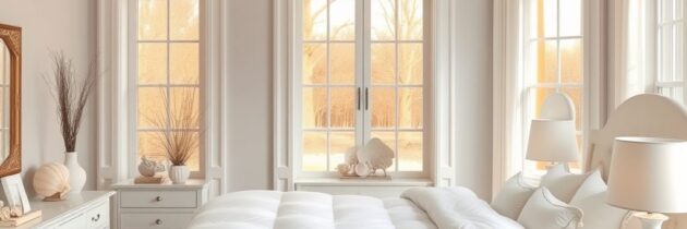 Styl Hampton w sypialni: jak połączyć elegancję, komfort i nadmorski klimat na lata