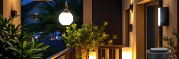Oświetlenie balkonu i tarasu: jak wybrać lampy łączące styl, funkcjonalność i oszczędność
