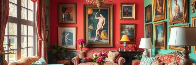 Styl maksymalistyczny: jak unikać błędów i tworzyć harmonijną aranżację wnętrz pełną wyrazistości