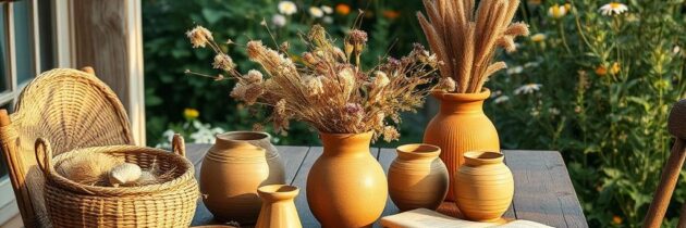 Cottagecore dodatki w stylu rustykalnym: jak wybrać naturalne akcesoria na lata