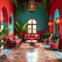 Styl marokański we wnętrzach: jak łączyć kolory, wzory i naturalne materiały, by stworzyć harmonijną przestrzeń