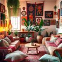 Styl boho w mieszkaniu: jak łączyć kolory, materiały i dodatki dla przytulnej przestrzeni