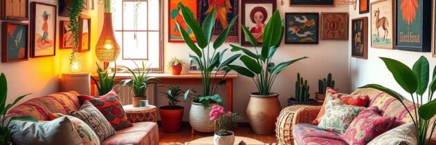 Styl boho w mieszkaniu: jak łączyć kolory, materiały i dodatki dla przytulnej przestrzeni