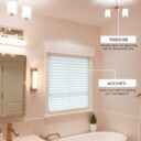 Oświetlenie łazienki: jak zaplanować funkcjonalne i bezpieczne światło z podziałem na strefy