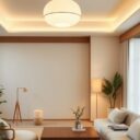 Styl japandi i oświetlenie: jak wybrać lampy, które podkreślą harmonię i naturalność wnętrza