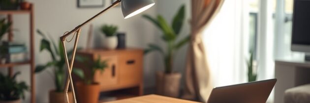 Oświetlenie stanowiska pracy w domu: jak zapewnić komfort i zgodność z normami BHP