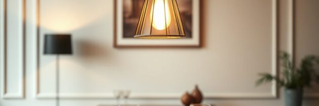 Jak dobrać wysokość lampy nad stołem, by zapewnić wygodę i estetykę wnętrza