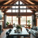 Styl modern farmhouse w aranżacji wnętrz: jak połączyć rustykalny urok z nowoczesną funkcjonalnością