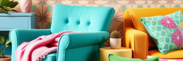 Styl retro kolory: jak łączyć wyraziste barwy i pastelowe odcienie, by stworzyć spójną aranżację