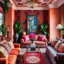 Styl maksymalistyczny we wnętrzach: jak łączyć kolory, wzory i tekstury, by uniknąć chaosu i kiczu