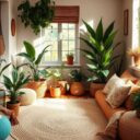 Styl boho kolory: jak łączyć naturalne tony z żywymi akcentami dla harmonii i ciepła wnętrza