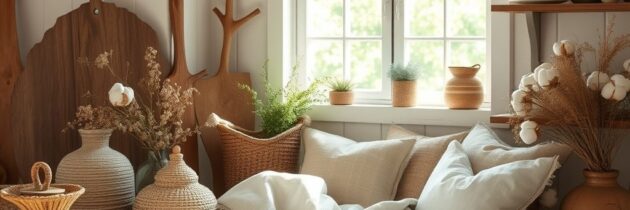 Styl farmhouse dodatki: jak wybrać naturalne akcenty, które przetrwają próbę czasu