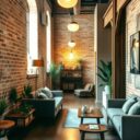 Styl loftowy w przedpokoju: jak połączyć surowość z funkcjonalnością i przytulnością