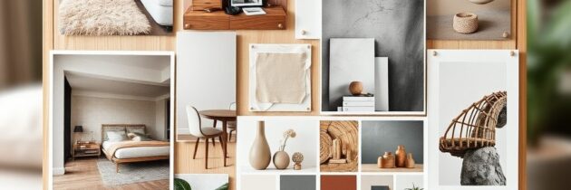 Moodboard dla każdego stylu wnętrz: jak stworzyć spójną i inspirującą tablicę nastroju krok po kroku