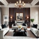 Styl modern classic w salonie: jak połączyć elegancję z funkcjonalnością i harmonią wnętrza