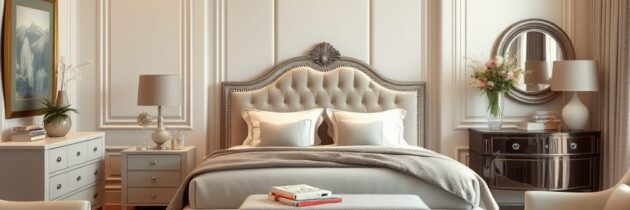 Styl modern classic w sypialni: jak połączyć elegancję z funkcjonalnością krok po kroku