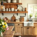 Styl farmhouse w kuchni: jak połączyć rustykalną przytulność z nowoczesną funkcjonalnością