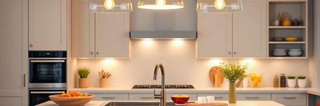 Oświetlenie nad wyspą kuchenną: jak dopasować lampy do funkcji, stylu i komfortu pracy