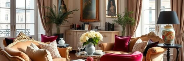 Styl paryski we wnętrzach: jak połączyć klasyczną elegancję z lekkością i nowoczesnym szykiem