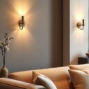 Kinkiety w salonie: gdzie montować, by połączyć funkcję i dekorację z komfortem użytkowania